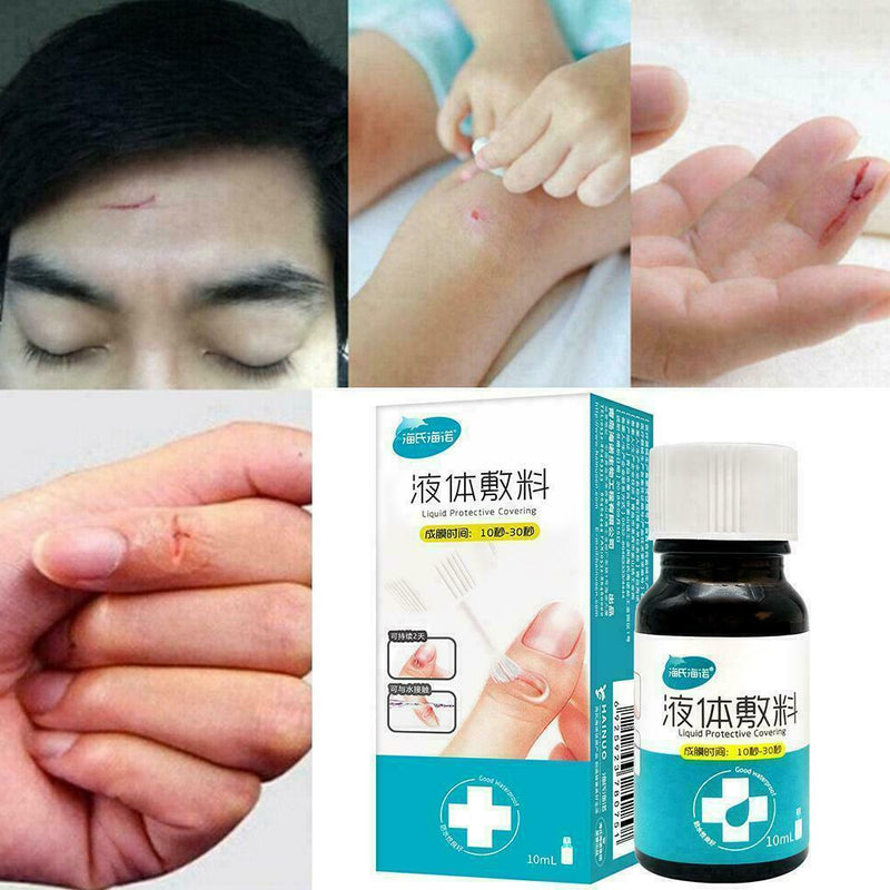 10ml Transparent Waterproof Liquid Wound Band-aid Gel Bandage Plaster M7R1