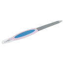 Stainless Steel Nail File Buffer Double Side Grinding Rod Cuticle Pusher ToJC%a