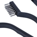 6 Pieces Mini Stainless Steel Wire Brush Set for Cleaning Welding Slag and