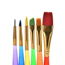 6 Pcs/Set Paint Brush Set New Nylon Handle Brush Kid Watercolor Drawing Z