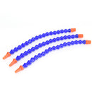 6 x 30cm Plastic Flexible Water Oil Coolant Pipe Hose BDly
