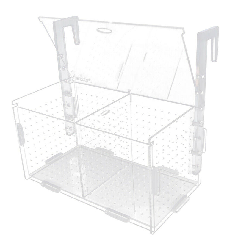 2 Pcs Breeding Box Fish Aquarium Fish Tank Breeder Isolation
