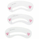 4 Styles Eyebrow Grooming Stencil Kit Template Make Up Shaping DIY tools I2M6