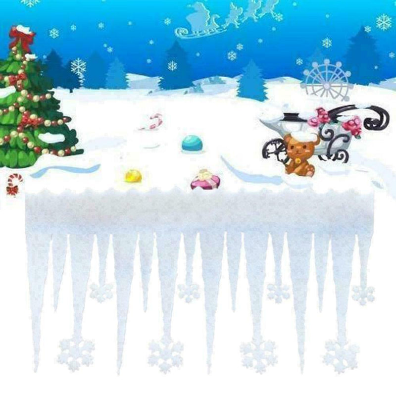 Christmas decoration bubble ice stripes snowflakes Hot wall W decoration wi H8L9