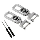 2pcs Car Keychain Zinc Alloy Non-fading Fit for Buick Hyundai Geely Harvard