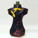 Wine bottle cover china embroidery mat silk cloth pattern home decortablepartyXP