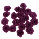 60x Artificial Simulation Silk Camellia Rose Flower Head Handmade Crafts 4cm
