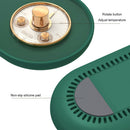 5V Cup Heater Warmer USB Thermostatic Cup Coaster Heating Mat (Dark Green) A
