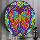 DIY Diamond Painting Special Shape Butterfly Mural Pink Tassels Home Decor