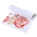 Pink Peony Flower Wall Stickers Romantic Home Decor for Bedroom Living RoomB Ew