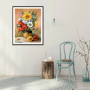 5D DIY Full Round Diamond Painting Flower Rhinestones Cross Stitch (B998)