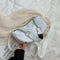 Nylon Women Shoulder Handbags Solid Ladies Travel Messenger Bags (White) A#S