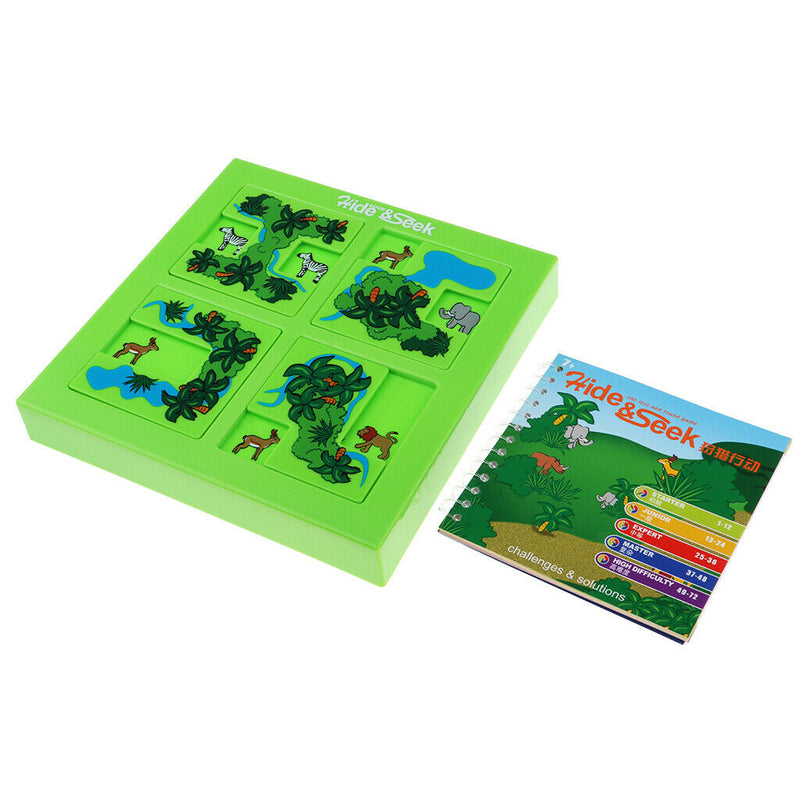 Interactive Game Hide & Matching Animal Brain Teaser for Kids Toddler IQ EQ