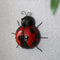 15xGarden Ladybug Insect Ornament Home Garden Decor Wall Hanging Decor Ornaments