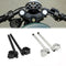 Pair 37mm Clip Ons Separable Handle Bars Forks Durable Aluminum Alloy Black