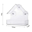 Clear Glass Window Birds Hanging Bird Feeder House X2S Table Suction New U1G6