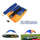 Inflatable Kayak Sun Shade Fishing Canoe Awning Rain Canopy Shelter 2 Person