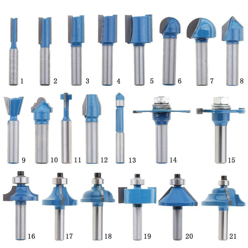 Mortise/Template Trim Router Bit Milling Cutter 8mm Shank 6mm Dia Cutting