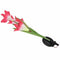Solar Powered Energy Saving LED Color Changing Red Lily 4X Flowers Garden L D2T8