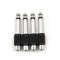 4Pcs RCA Female to 1/4" 6.35mm Male Mono Audio Adapters Connectors PlugsLJ