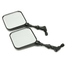 2Pcs Motorcycle Rear View Mirror Black For Suzuki Dr 200 250 Dr350 Drz 400  A1W3