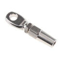 2X 316 Stainless Steel Wire Cable Rope Eye DIY Fitting Rigging Hardware 6mm