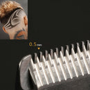 Metal Waterproof Outline Skeleton Cordless Trimmer USB Charging Hair Clipper bs