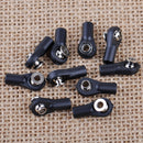 10PC 1.9cm M3 Long Straight Plastic Rod End fit for 1:10 4WD RC Off-Road Crawler
