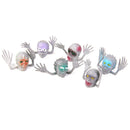 Lot 24Pcs Fright Ghost Head Plastic Finger Puppets Party Toys Kids Favors