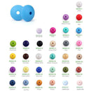 100Pcs Teething Silicone Beads Lentil Abacus 12 X 6Mm Bpa Free Tooth Diy Te
