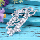 Birthday DIY Metal Scrapbook Craft Embroidery Art Cutting Die Stencils Gift A