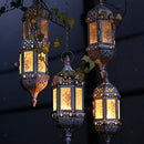 Moroccan Hanging Candle Lanterns Candlestick Decor Home, Wedding, Cafe, Bronze