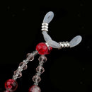 Glasses sunglasses reading glasses glasses chain necklace (red + pink) length