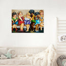 5D DIY Full Round Drill Diamond Painting Cartoon Ladies Cross Stitch Craft
