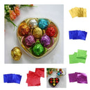 500x Chocolate Candy Sweets DIY Package Foil Paper Aluminum Tinfoil Wrappers