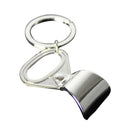 Key Chain Keychain Ring Beer Bottle Can Opener Metal Black Can Tab Ring-Pull