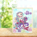 5D DIY Special Shaped Diamond Painting Girl Cross Stitch Mosaic Craft Kits