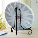 4x Metal Display Easel Stand Dish Plate Teacake Photo Holder Racks 4inch