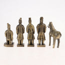8cm 5 Pieces Terracotta Army Qin Terra Cotta Warriors Figures Handicrafts Best
