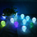 12pcs 7 Color Gradient Ball Shaped LED Night Candle Light Lamp Color Change