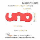 Aluminum Alloy Cord Adjuster Tent Tensioners Rope Adjuster for Tent Hiking  L8B8