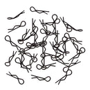 1/10 1/12 1/16 RC Buggy Black Metal Bodyshell Clips Pins for Redcat HPI 50x