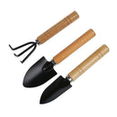 Hollow Out Doublet Shovel Beaker Handle Wooden Iron Gardening Tools G4Z4