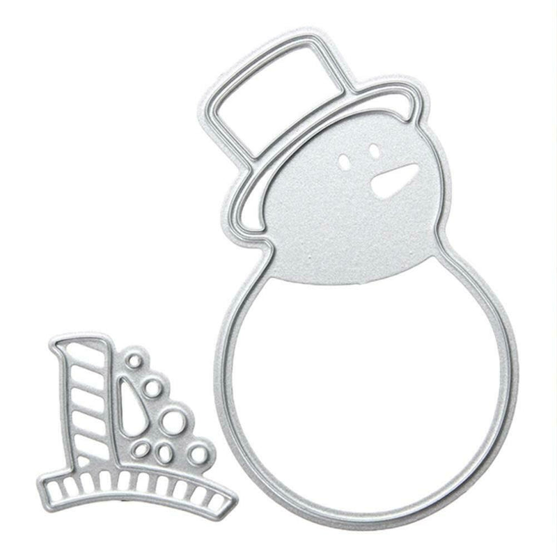 Snowman DIY Metal Stencil for Scrapbook Embossing Craft Cutting Die Decor