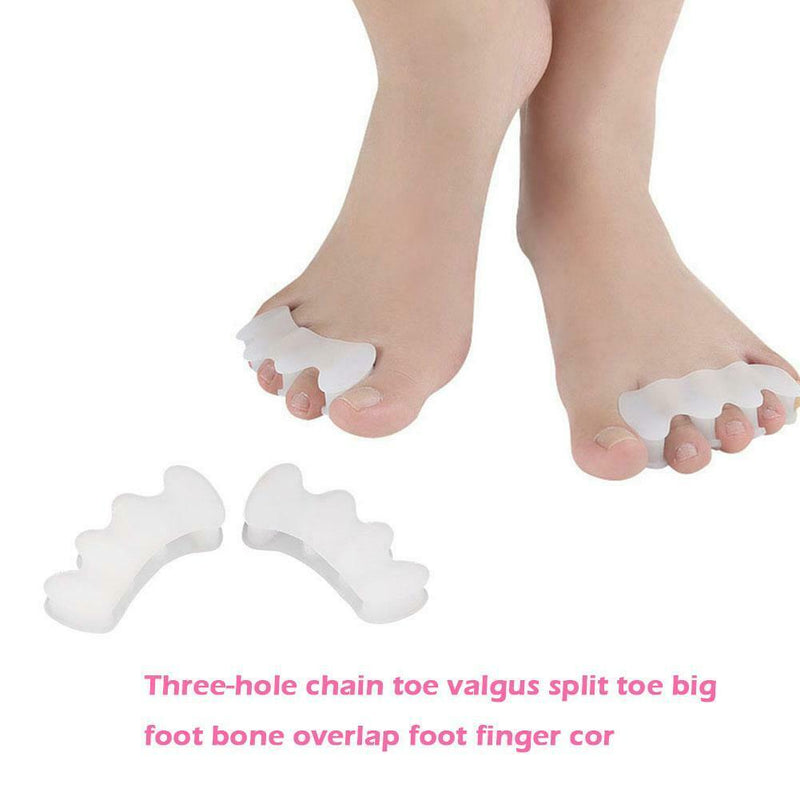 2pcs Toe Corrector SEBS Toes Separators Align Overlapping Toes Correction