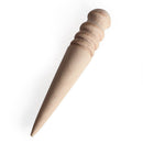 Leather craft Tools Round Wood Edge Slicker Multi-Size Burnisher for Leather3C