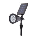 Outdoor In-Ground Spotlight 4LED Solar Energy Power Garden Lawn Light Lamp