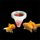 4x Aquarium Red Worm Feeder Cone Feeding for Fish Tank Angel Fish Discus Fish OS