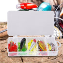 91pcs/bag Colorful Fishing False Lures 181g Bionic Hard Baits Kit Sequins