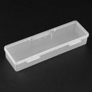 Plastic Nail Art Accessories Storage Box Translucent Decor Organizer Case